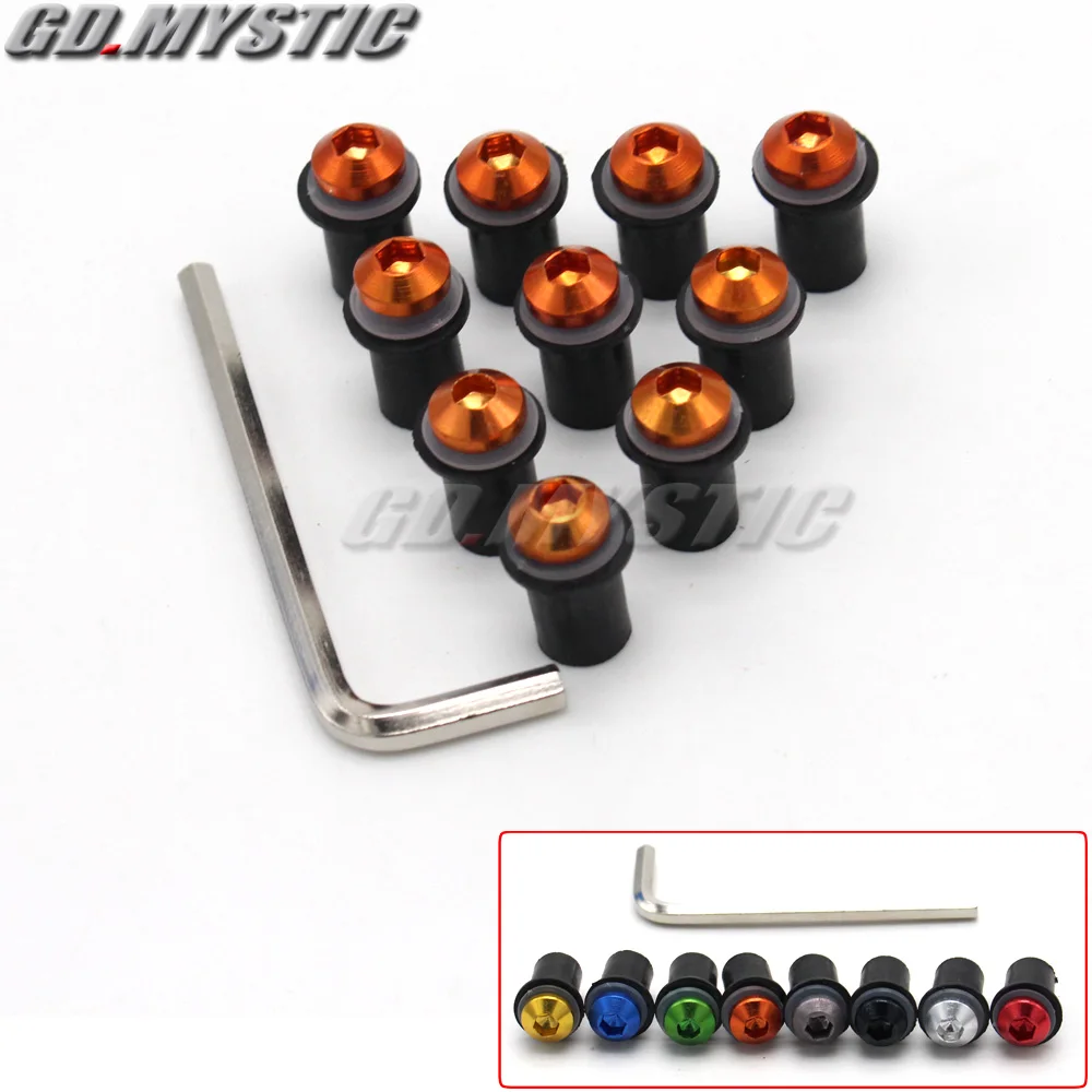10Ps Motorcycle 5mm Windscreen Windshield Bolts Screw Nut Fastener Kit For KTM EXC 125/250/300/450 EXC 350 1190 1290 ADVENTURE
10Ps Motorcycle 5mm Windscreen Windshield Bolts Screw Nut Fastener Kit For KTM EXC 125/250/300/450 EXC 350 1190 1290 ADVENTURE
