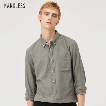 Markless 2018 Autumn Casual Men Shirt 100% Pure Cotton Solid Color Long Sleeve Shirts camisa masculina chemise homme CSA8522M
Markless 2018 Autumn Casual Men Shirt 100% Pure Cotton Solid Color Long Sleeve Shirts camisa masculina chemise homme CSA8522M