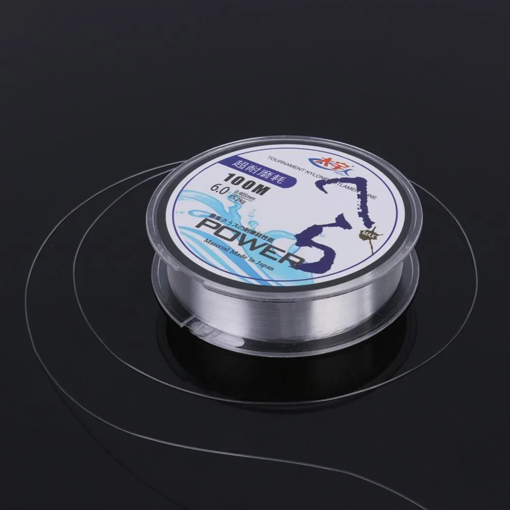 100m 328ft NT40 Durable Fishing Line Transparent Super Strong Monofilament Nylon Fly Carp Fishing Line Pesca Accessories
100m 328ft NT40 Durable Fishing Line Transparent Super Strong Monofilament Nylon Fly Carp Fishing Line Pesca Accessories