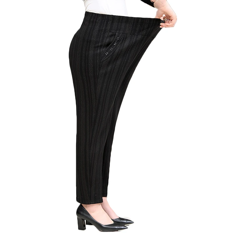 Extra Large Size Winter Women Trousers High Waist Elastic Straight Pants Loose Plus Size 8XL Thick Warm Middle-aged Women Pants
Extra Large Size Winter Women Trousers High Waist Elastic Straight Pants Loose Plus Size 8XL Thick Warm Middle-aged Women Pants