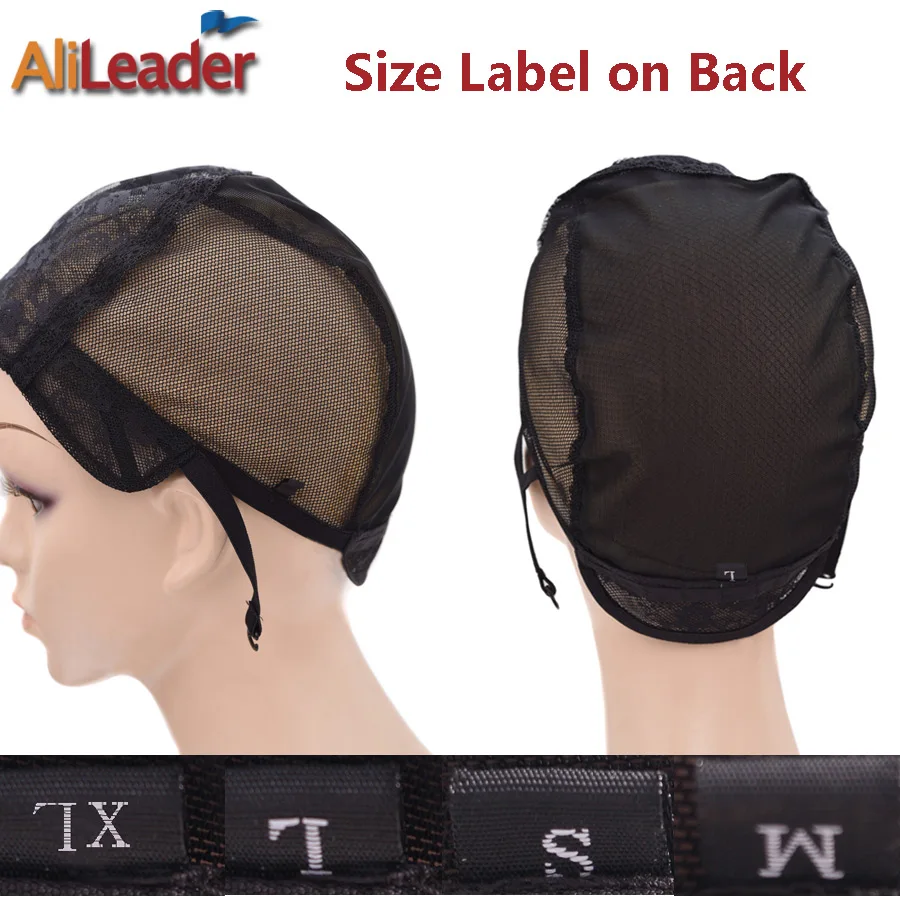 Popular Glueless Full Lace Wig Cap 5 Pcs Lot Black Color Wig Net Cap Weaving Caps XL/L/M/S Wig Caps For Making Wigs Adjustable
Popular Glueless Full Lace Wig Cap 5 Pcs Lot Black Color Wig Net Cap Weaving Caps XL/L/M/S Wig Caps For Making Wigs Adjustable