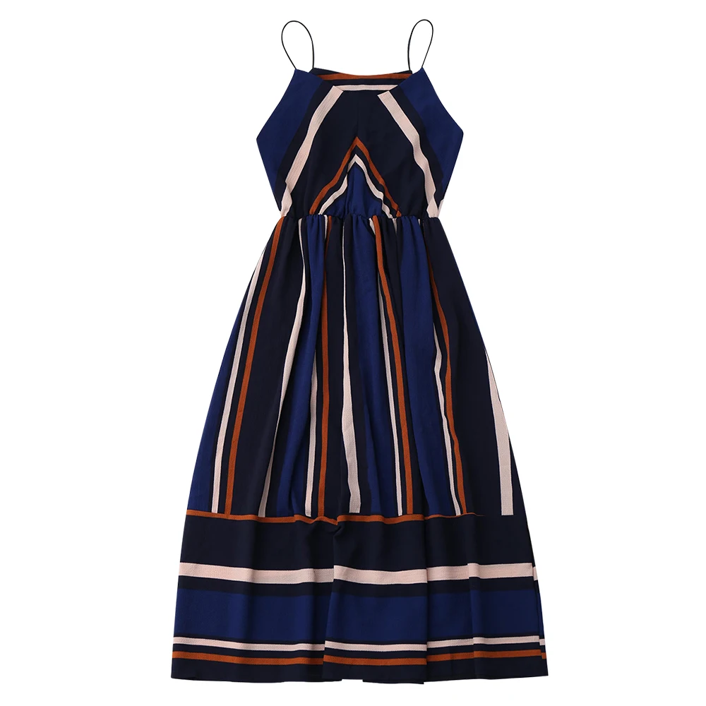 Kenancy Hot Women Bohemian Dresses Striped Vintage Maxi Dress Female Sleeveless Summer Beach Long Boho Dresses Feminino Vestidos
Kenancy Hot Women Bohemian Dresses Striped Vintage Maxi Dress Female Sleeveless Summer Beach Long Boho Dresses Feminino Vestidos