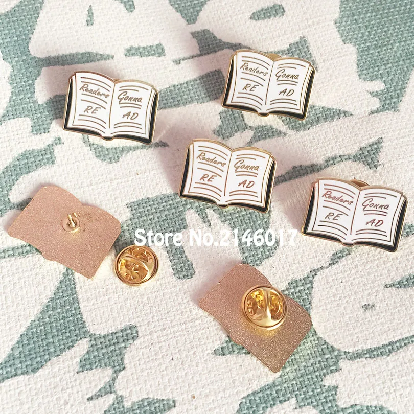 10pcs Readers Gonna Read Lapel Pins Hard Enamel Pin Book Brooch Gift for Bookworm 1'' Reading Lovers Metal Craft Books Badge
10pcs Readers Gonna Read Lapel Pins Hard Enamel Pin Book Brooch Gift for Bookworm 1'' Reading Lovers Metal Craft Books Badge