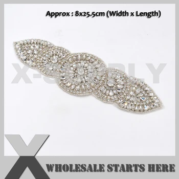 Bridal Beaded Crystal Rhinestone Applique Diamond Embroidery For Wedding Accessories Wholesale Bulk
Bridal Beaded Crystal Rhinestone Applique Diamond Embroidery For Wedding Accessories Wholesale Bulk