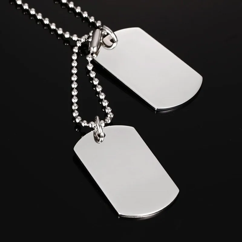 ZORCVENS Stainless Steel Double Dog Tag Necklace Pendant ID Men Jewelry 24" Chain
ZORCVENS Stainless Steel Double Dog Tag Necklace Pendant ID Men Jewelry 24" Chain