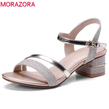 MORAZORA 2020 new arrive women sandals simple buckle summer shoes fashion mixed colors comfortable square heel shoes woman
MORAZORA 2020 new arrive women sandals simple buckle summer shoes fashion mixed colors comfortable square heel shoes woman