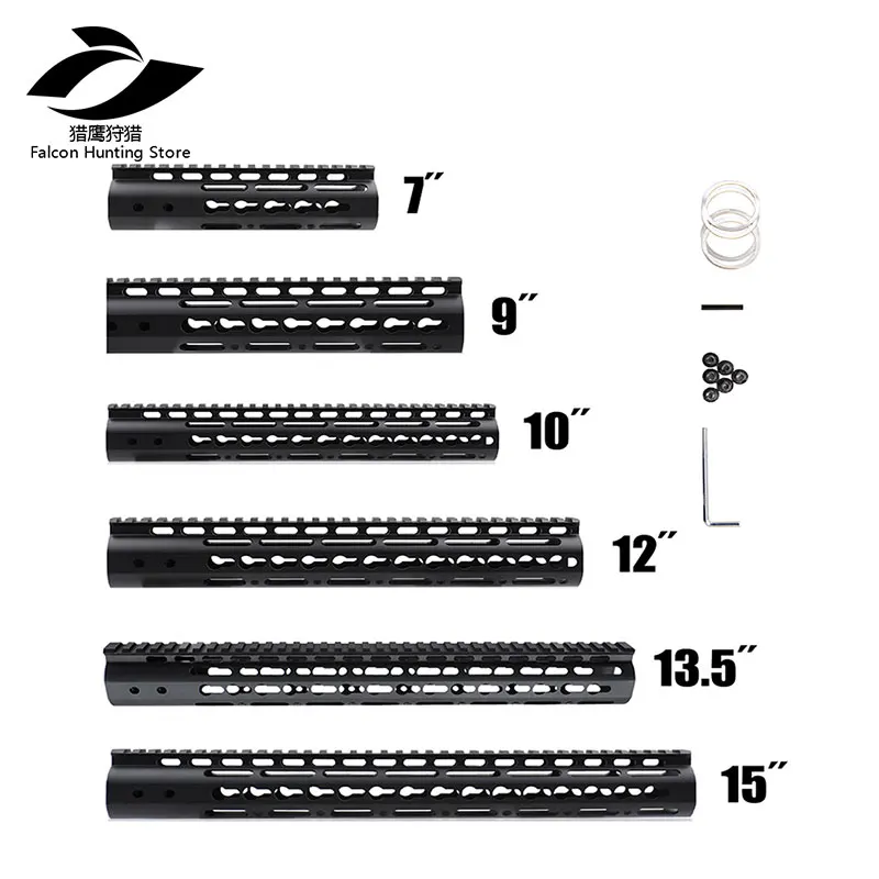 Hunting 13.5inch Tactical Heavy duty .223/5.56 Picatinny Rail System Free Float Keymod Handguard for M16 M4 Handguard
Hunting 13.5inch Tactical Heavy duty .223/5.56 Picatinny Rail System Free Float Keymod Handguard for M16 M4 Handguard
