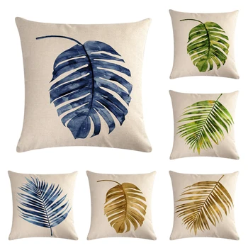 45*45cm decorative cushion covers Green Plant Tropic Tree Leaf Throw pillow case palm leaf Cushion Case Sofa Car Home Decor
45*45cm decorative cushion covers Green Plant Tropic Tree Leaf Throw pillow case palm leaf Cushion Case Sofa Car Home Decor