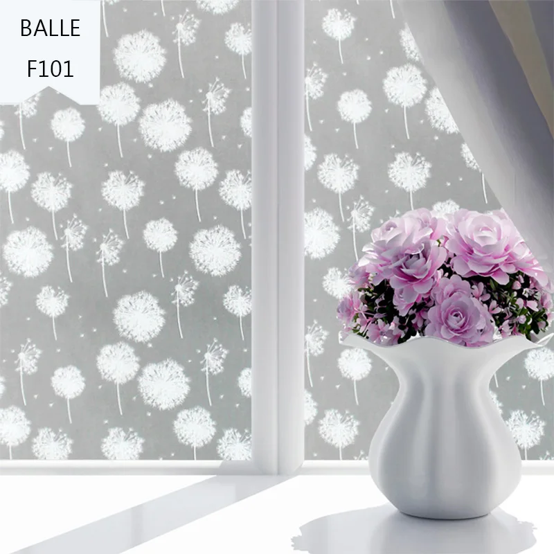 BALLE Window Film 100cmX45cm Waterproof PVC Frosted Glass Window Film Protect Privacy Glass Sticker for Decorative Home/Kitchen
BALLE Window Film 100cmX45cm Waterproof PVC Frosted Glass Window Film Protect Privacy Glass Sticker for Decorative Home/Kitchen