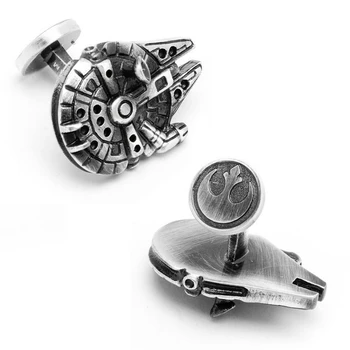 12pc/lot Movie Star War Millennium Falcon Cufflinks Star Wars Stormtrooper R2D2 3D Darth Vader Comics Boba Fett Helmet cufflinks
12pc/lot Movie Star War Millennium Falcon Cufflinks Star Wars Stormtrooper R2D2 3D Darth Vader Comics Boba Fett Helmet cufflinks