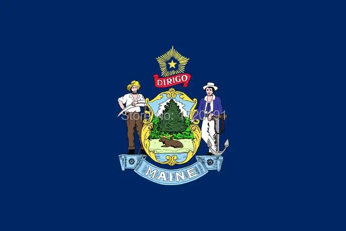 2015 free delivery American local flag polyester printing Maine size 90cm*150cm 3ft*5ft
2015 free delivery American local flag polyester printing Maine size 90cm*150cm 3ft*5ft