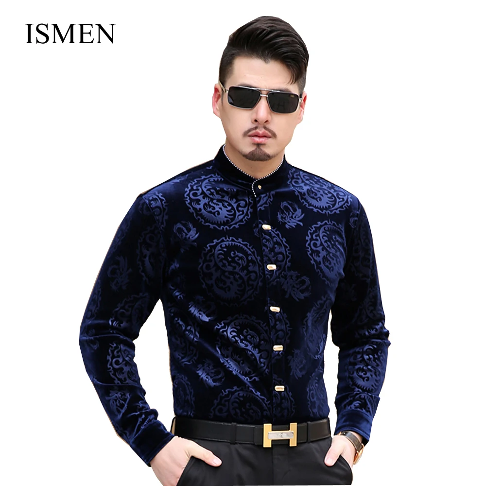 KUYOMENS Men Shirts Stand Collar Long Sleeve Velvet Dress Shirt Man Business Fashion Chemise Masculina Camisa Vetement Homme
KUYOMENS Men Shirts Stand Collar Long Sleeve Velvet Dress Shirt Man Business Fashion Chemise Masculina Camisa Vetement Homme