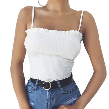 Womail Women Vest Summer Fashion sexy Ruffles Tank Top Vest Off Shoulder Halter Blouse T-Shirt Camis Daily 2020 f2
Womail Women Vest Summer Fashion sexy Ruffles Tank Top Vest Off Shoulder Halter Blouse T-Shirt Camis Daily 2020 f2