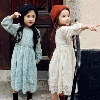 2019 Spring Autumn Kids Girl Clothes Lace Flower Dress Teens Girl Pure Cotton Princess Dress Children Causal Mesh Vestido Q462
2019 Spring Autumn Kids Girl Clothes Lace Flower Dress Teens Girl Pure Cotton Princess Dress Children Causal Mesh Vestido Q462