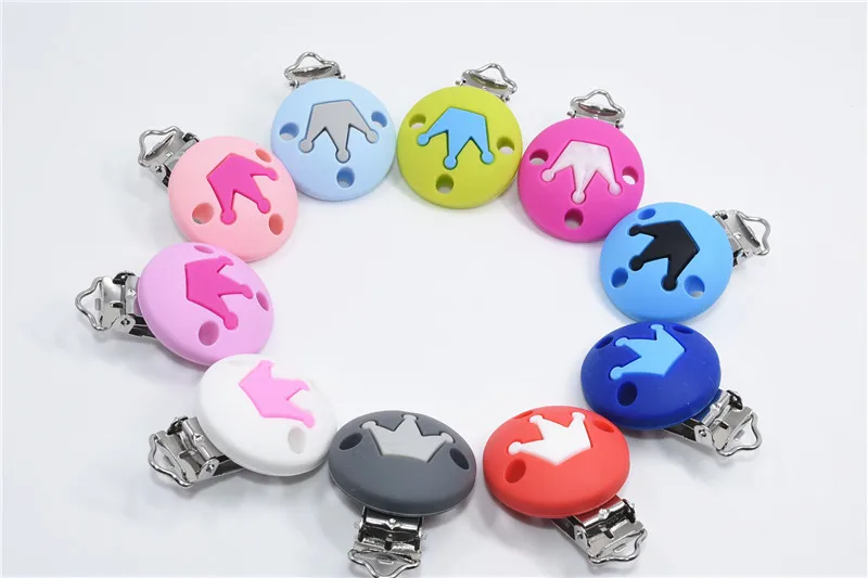 5 PCS Pacifier Chain Clip Round Crown Silicone Beads Clips Nipple Soother Holder Baby Feeding Cord Attache Sucette Food Grade
5 PCS Pacifier Chain Clip Round Crown Silicone Beads Clips Nipple Soother Holder Baby Feeding Cord Attache Sucette Food Grade