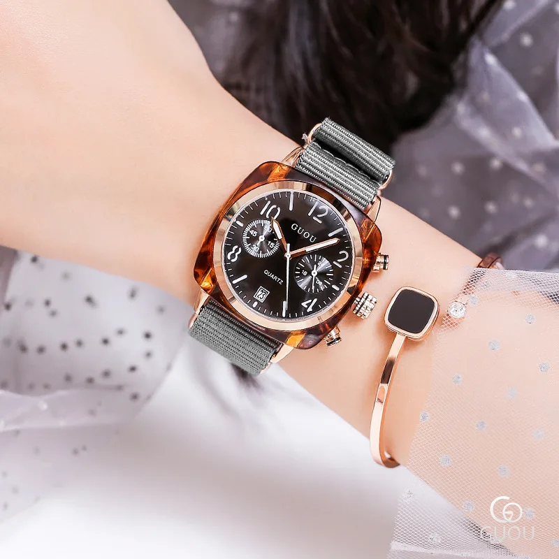 Women Square Watches Casual Nylon Belt Quartz Watch Women Super Simple Unisex Watch Striped Ladies Dress Watch montre femme New
Women Square Watches Casual Nylon Belt Quartz Watch Women Super Simple Unisex Watch Striped Ladies Dress Watch montre femme New