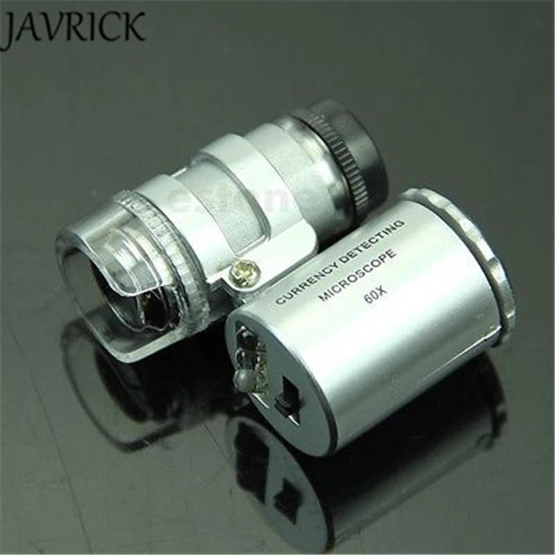 Jewelry Tools Mini 60X Jeweler Loupe Magnifier Microscope UV currency Detector with LED Light ferramentas herramientas para
Jewelry Tools Mini 60X Jeweler Loupe Magnifier Microscope UV currency Detector with LED Light ferramentas herramientas para