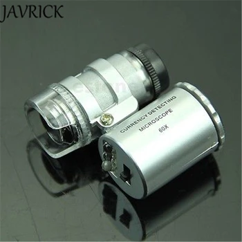 Jewelry Tools Mini 60X Jeweler Loupe Magnifier Microscope UV currency Detector with LED Light ferramentas herramientas para
Jewelry Tools Mini 60X Jeweler Loupe Magnifier Microscope UV currency Detector with LED Light ferramentas herramientas para