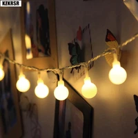 KZKRSR 3M 5M 10M Fairy Garland AA Battery LED Ball String Lights Waterproof For Christmas Tree Wedding Indoor Decoration light image