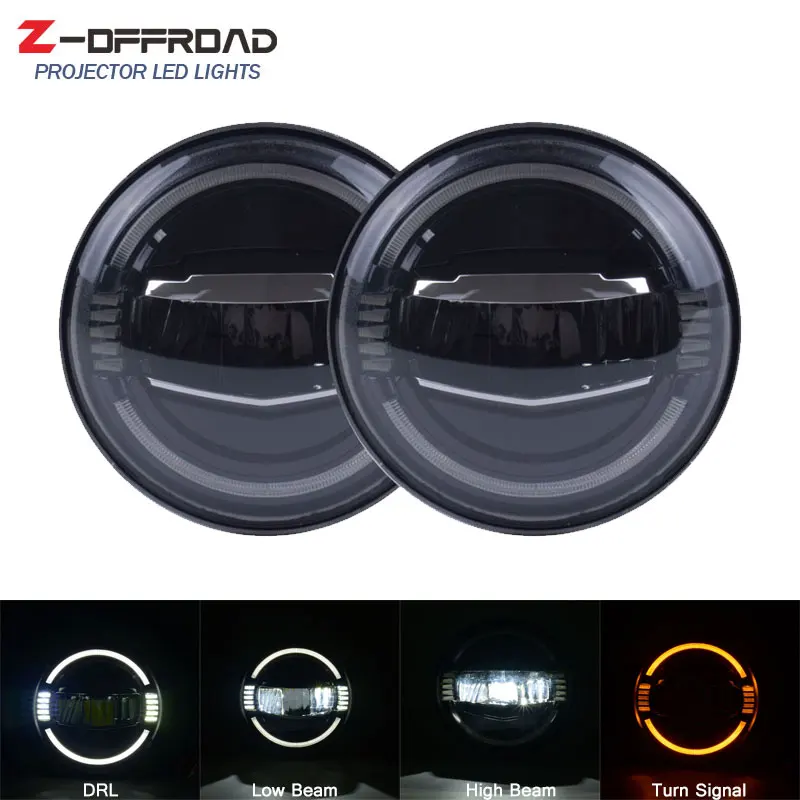 7inch LED Headlights with Halo DRL for Lada Niva 4x4 7" LED Projector Headlamps with Turn Signal for Jeep Land Rover Defender
7inch LED Headlights with Halo DRL for Lada Niva 4x4 7" LED Projector Headlamps with Turn Signal for Jeep Land Rover Defender