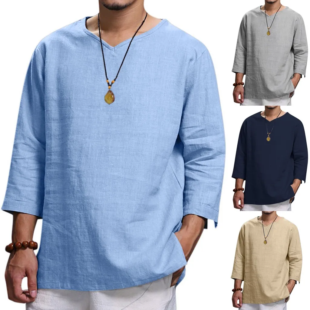 M-4XL Men's Summer New Pure Cotton And Hemp Top Comfortable Fashion Blouse Top Men Clothing Soft Comfortable Men's Shirt
M-4XL Men's Summer New Pure Cotton And Hemp Top Comfortable Fashion Blouse Top Men Clothing Soft Comfortable Men's Shirt