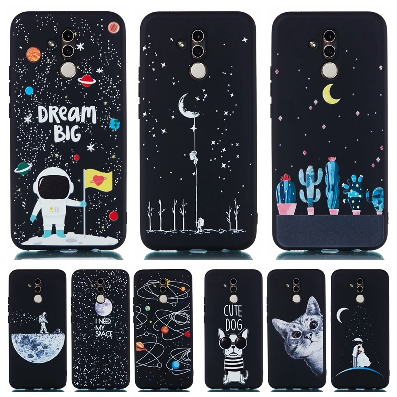 Мягкий чехол для Huawei Mate 20 Lite с астронавтом Pro Mate20 X 20X из ТПУ изображением космоса