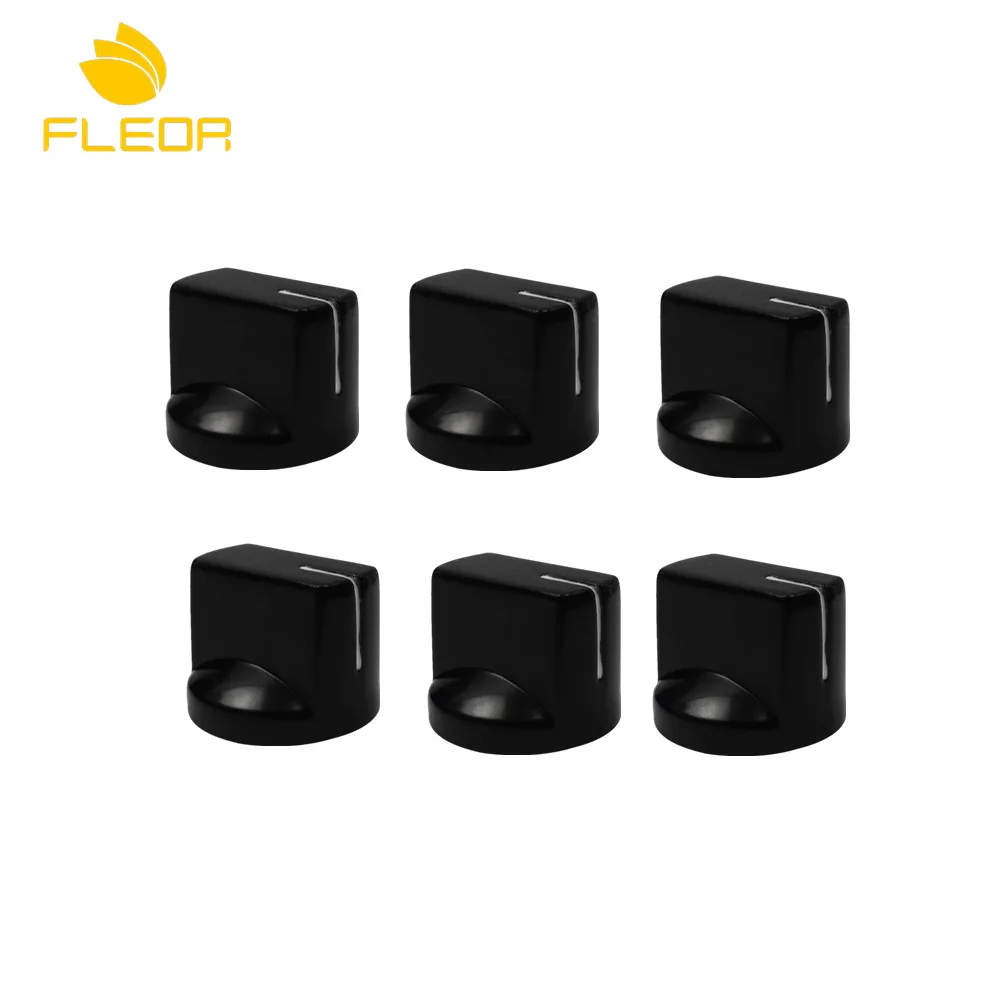 FLEOR 6pcs Black Flush Head Knobs Buttons Guitar Amp Amplifier Effect Pedal Knobs for Guitar Parts & Accessories
FLEOR 6pcs Black Flush Head Knobs Buttons Guitar Amp Amplifier Effect Pedal Knobs for Guitar Parts & Accessories