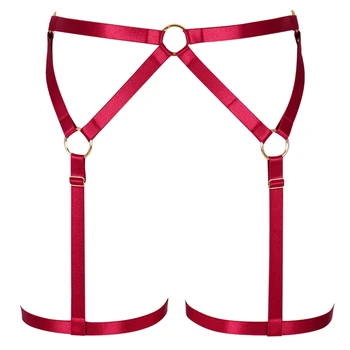 Harness Garter Belt High Waist Stockings Leg Strap Elastic Adjust Body Cage Panties Sexy Lingerie Dance Club Party Festival Rave
Harness Garter Belt High Waist Stockings Leg Strap Elastic Adjust Body Cage Panties Sexy Lingerie Dance Club Party Festival Rave