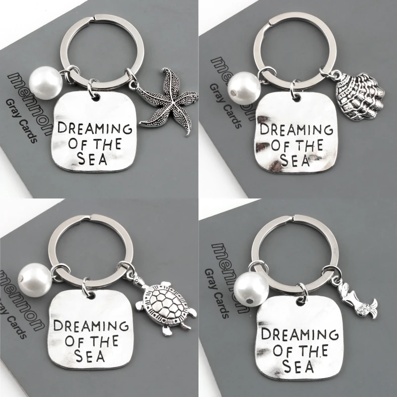 1Pc Summer Style Mermaid Starfish Shell Keychain Turtle Keyring Sea turtle Keychain Beach Women Handbag Gift Jewelry E2393-E2397
1Pc Summer Style Mermaid Starfish Shell Keychain Turtle Keyring Sea turtle Keychain Beach Women Handbag Gift Jewelry E2393-E2397