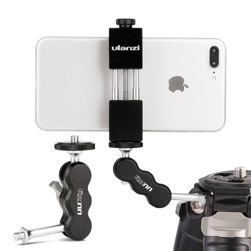 UURig R002 Tripod Magic Arm with Dual Ballhead Articulating 1/4'' Screw Universal Camera Video Monitor Mount Adapter
UURig R002 Tripod Magic Arm with Dual Ballhead Articulating 1/4'' Screw Universal Camera Video Monitor Mount Adapter