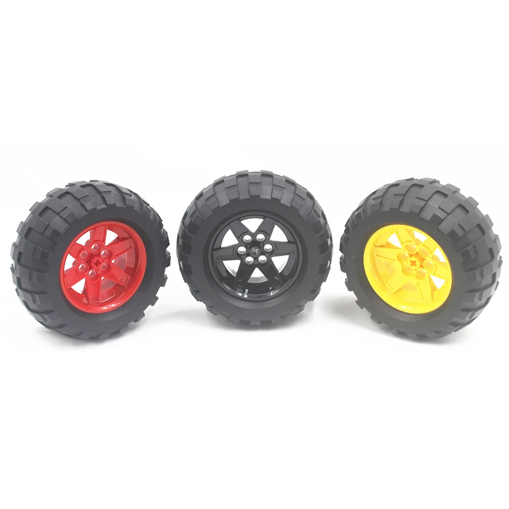 ETFOM MOC Technic Parts 1pcs TYRE BALOON WIDE DIA94,8 X 44 & RIM DIA 56 X 34 compatible with lego for kids toy 54120 & 15038
ETFOM MOC Technic Parts 1pcs TYRE BALOON WIDE DIA94,8 X 44 & RIM DIA 56 X 34 compatible with lego for kids toy 54120 & 15038