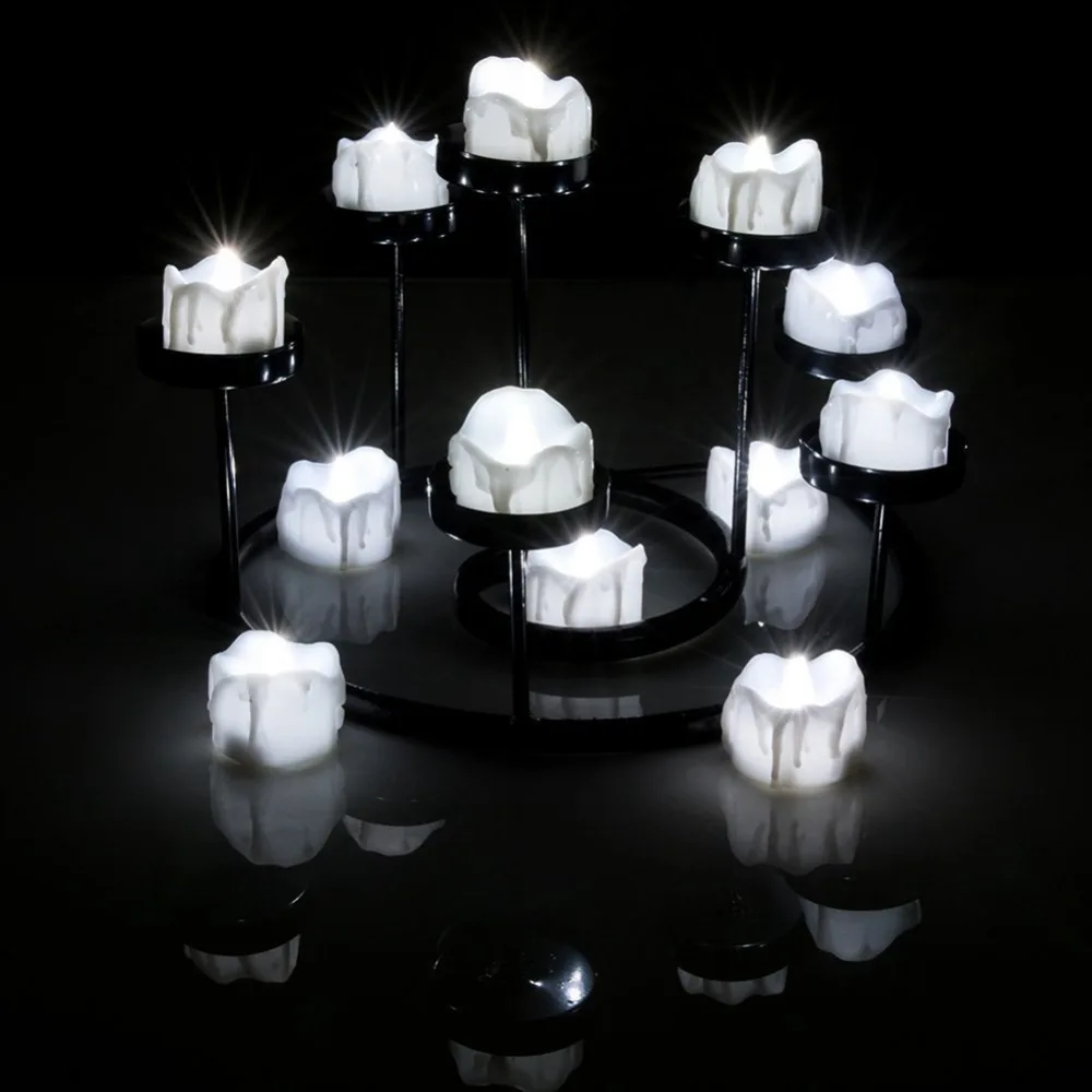 SOLLED 12pcs Flickering Flameless Candles Smokeless LED Tealights Battery Operated Electronic Timed Candles Lamp
SOLLED 12pcs Flickering Flameless Candles Smokeless LED Tealights Battery Operated Electronic Timed Candles Lamp