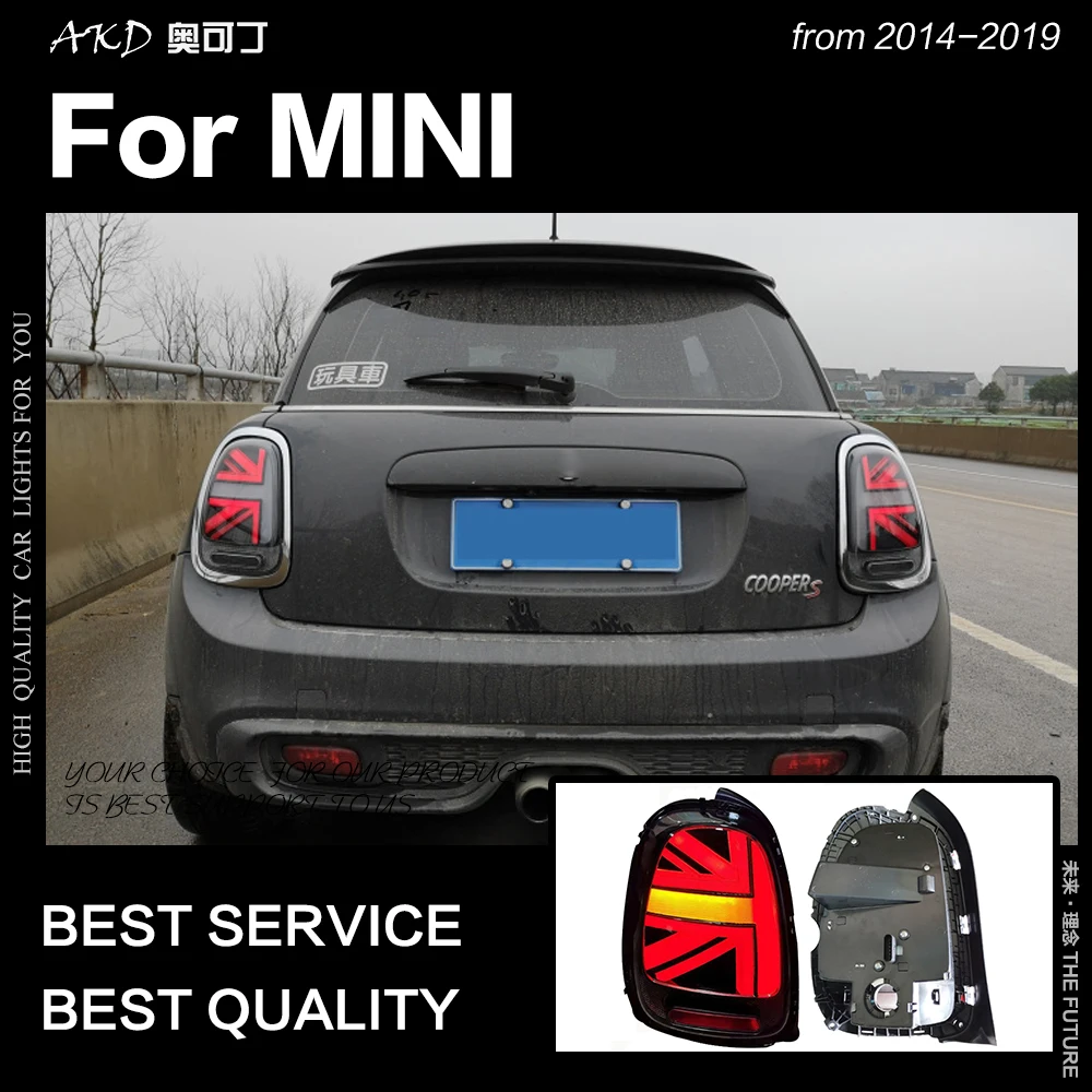 Car Styling for MINI COOPER LED Tail Light 2014-2019 F55 F56 F57 Dynamic Signal Tail Lamp DRL Brake Reverse auto Accessories
Car Styling for MINI COOPER LED Tail Light 2014-2019 F55 F56 F57 Dynamic Signal Tail Lamp DRL Brake Reverse auto Accessories