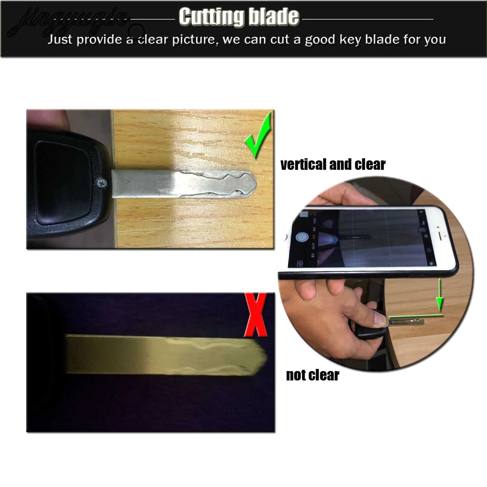 jingyuqin Processing fee Service for CNC Cutting Blank Cut Copy key Blade Flat Milling please contact with us before purchase
jingyuqin Processing fee Service for CNC Cutting Blank Cut Copy key Blade Flat Milling please contact with us before purchase