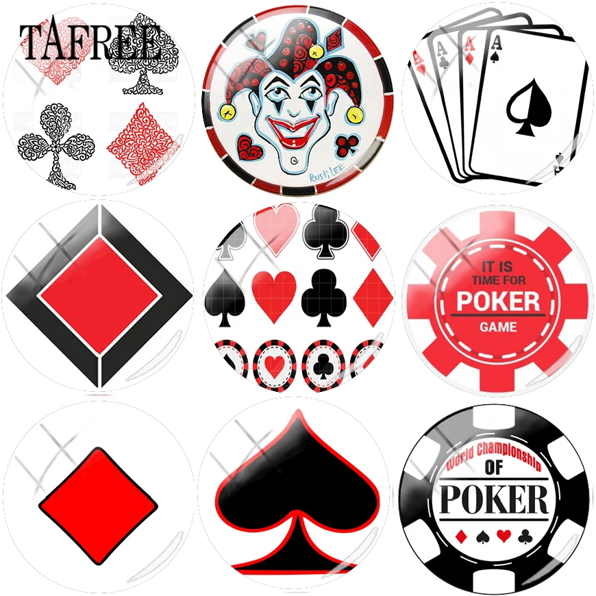 TAFREE Poker Clown Face Game Picture 25mm Handmade Glass Cabochon Dome Base Cover Pendant Beads
TAFREE Poker Clown Face Game Picture 25mm Handmade Glass Cabochon Dome Base Cover Pendant Beads