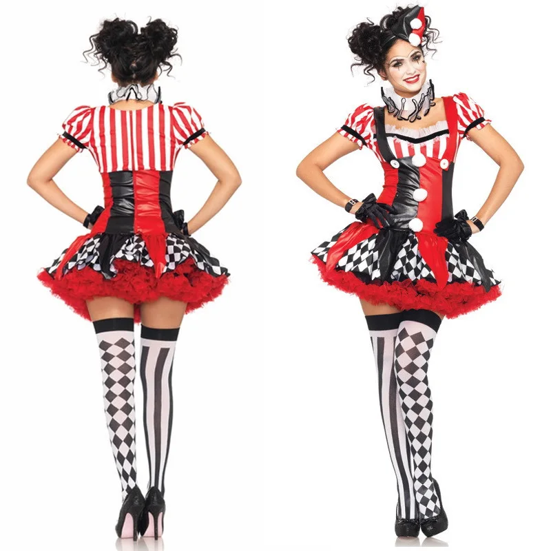 Halloween Women Naughty Funny Harley Quinn Costume Party Carnival Circus Clown Outfit
Halloween Women Naughty Funny Harley Quinn Costume Party Carnival Circus Clown Outfit