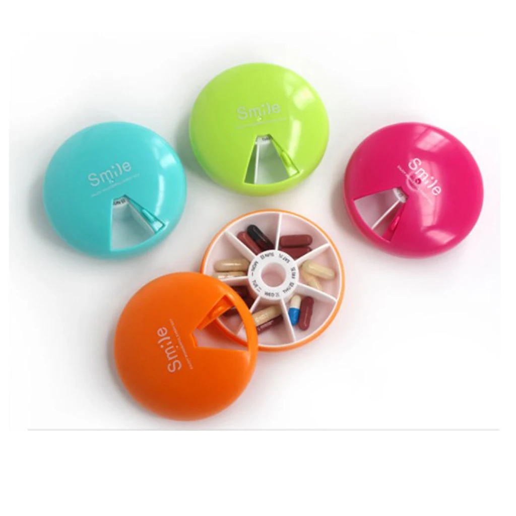 Travel Purse Pocket Round Week Daily Medicine Storage Case 7 Compartments Pill Box Capsules Vitamin Organizer Holder
Travel Purse Pocket Round Week Daily Medicine Storage Case 7 Compartments Pill Box Capsules Vitamin Organizer Holder