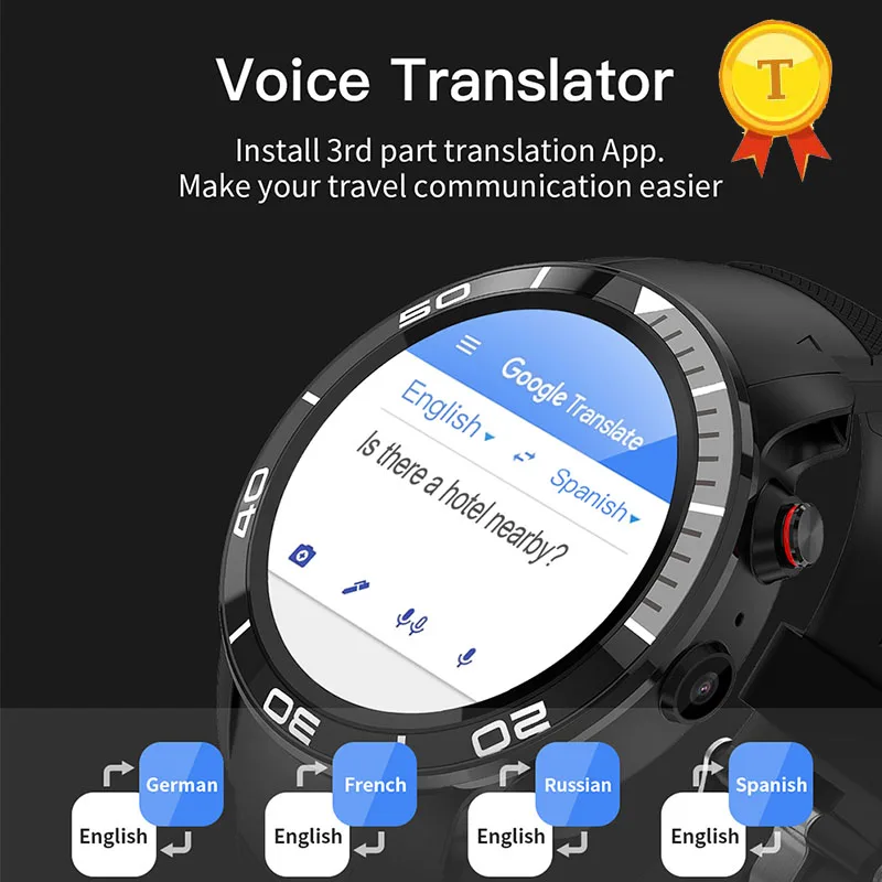 Smart Watch Men woman voice translator Android os GPS Smartwatch 4G Smartwatch Message Call Reminder Ip68 Waterproof Sport Watch
Smart Watch Men woman voice translator Android os GPS Smartwatch 4G Smartwatch Message Call Reminder Ip68 Waterproof Sport Watch