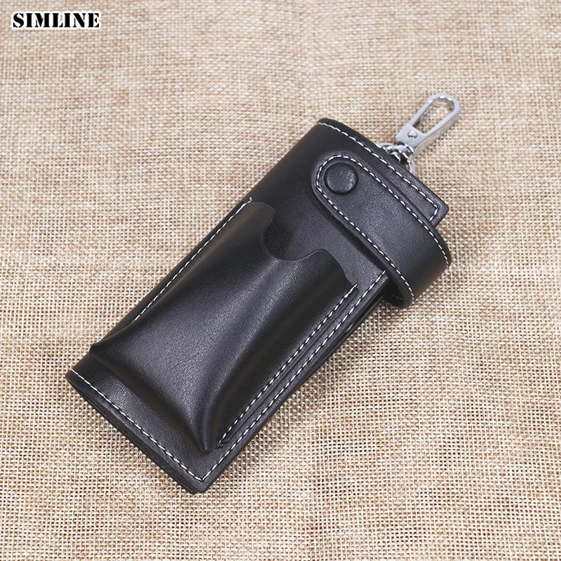 SIMLINE Genuine Leather Key Wallet Men Cowhide Car Key Wallets Holder Pouch Bag Case Organizer Housekeeper Ring Cover For Male
SIMLINE Genuine Leather Key Wallet Men Cowhide Car Key Wallets Holder Pouch Bag Case Organizer Housekeeper Ring Cover For Male