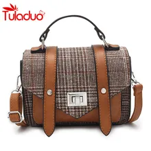 2018 Female Handbags Wool Cloth Stitching Retro Handbag Women's Messenger Bags Ladies Shoulder Messenger Bag Satchels Sac A Main
2018 Female Handbags Wool Cloth Stitching Retro Handbag Women's Messenger Bags Ladies Shoulder Messenger Bag Satchels Sac A Main