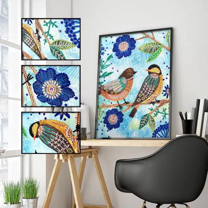 Birds 5D Special Shaped Diamond Painting Embroidery Needlework Rhinestone Crystal Cross Craft Stitch Kit DIY
Birds 5D Special Shaped Diamond Painting Embroidery Needlework Rhinestone Crystal Cross Craft Stitch Kit DIY