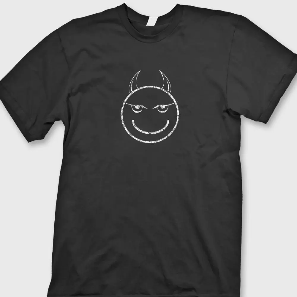 Men's Summer Tees SMILEY Face Funny Evil Devil T-shirt Horny College Humor Halloween Tee Shirt
Men's Summer Tees SMILEY Face Funny Evil Devil T-shirt Horny College Humor Halloween Tee Shirt