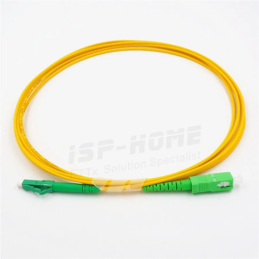 10m LC/APC-SC/APC Simplex 2.0mm Single Mode Fiber Optic Patch Cord, LC-SC Fiber Cable
10m LC/APC-SC/APC Simplex 2.0mm Single Mode Fiber Optic Patch Cord, LC-SC Fiber Cable