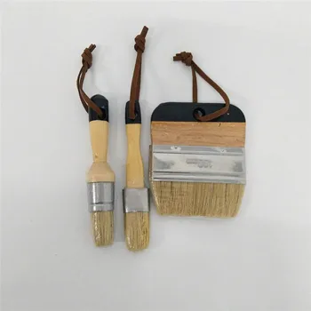 3PC Wooden Handle Chalk Paint Pointed Brush Bristle Chalk Oil Paint Painting Wax Brush Artist Art Supplies Hand tool set
3PC Wooden Handle Chalk Paint Pointed Brush Bristle Chalk Oil Paint Painting Wax Brush Artist Art Supplies Hand tool set