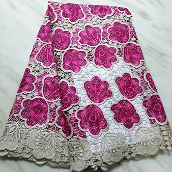 High Quality African Chemical Lace Fabric Water Soluble Nigerian Guipure Wedding Dress African Embroidered Water Soluble Lace
High Quality African Chemical Lace Fabric Water Soluble Nigerian Guipure Wedding Dress African Embroidered Water Soluble Lace