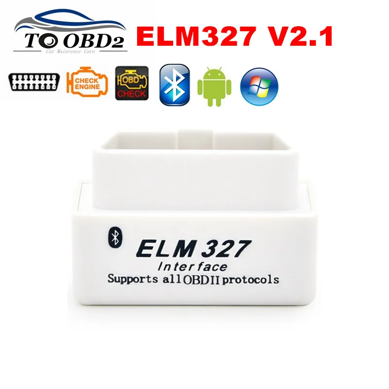 New OBD2 Code Reader Super White ELM327 MINI Latest Version V2.1 Bluetooth Works ON Android Torque/Symbian ELM 327 Hot Sale
New OBD2 Code Reader Super White ELM327 MINI Latest Version V2.1 Bluetooth Works ON Android Torque/Symbian ELM 327 Hot Sale
