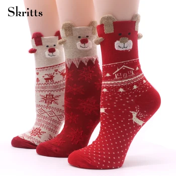 Skritts 5Pairs Christmas Socks Funny Cute Cartoon Womens Socks 3D Print Funny Winter Socks Thermal Warm Calcetines Mujer
Skritts 5Pairs Christmas Socks Funny Cute Cartoon Womens Socks 3D Print Funny Winter Socks Thermal Warm Calcetines Mujer