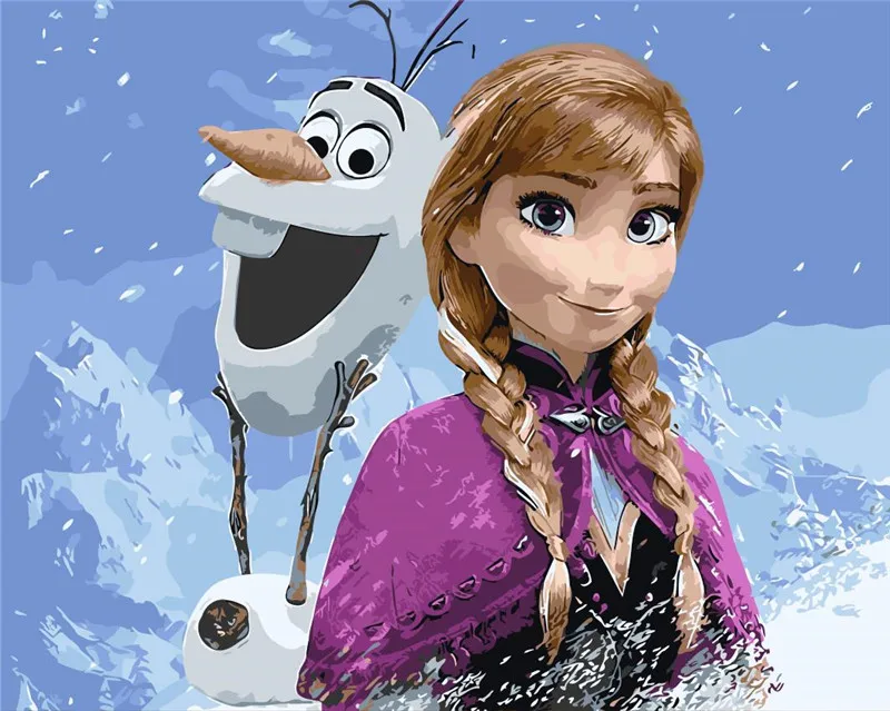 Cartoon Girl ice snow paint By Numbers module Picture pictures by hand Unique Gift Home Decor for children
Cartoon Girl ice snow paint By Numbers module Picture pictures by hand Unique Gift Home Decor for children