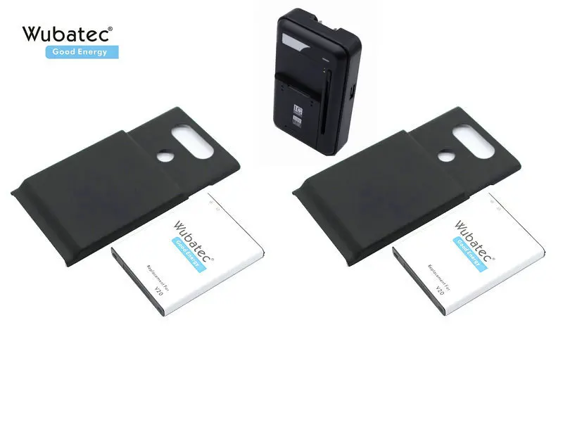 Wubatec 2x 6400mAh BL-44E1F Extended Battery Back Cover + Universal Charger For LG V20 H990 F800 VS995 US996 LS997 H910 H918
Wubatec 2x 6400mAh BL-44E1F Extended Battery Back Cover + Universal Charger For LG V20 H990 F800 VS995 US996 LS997 H910 H918