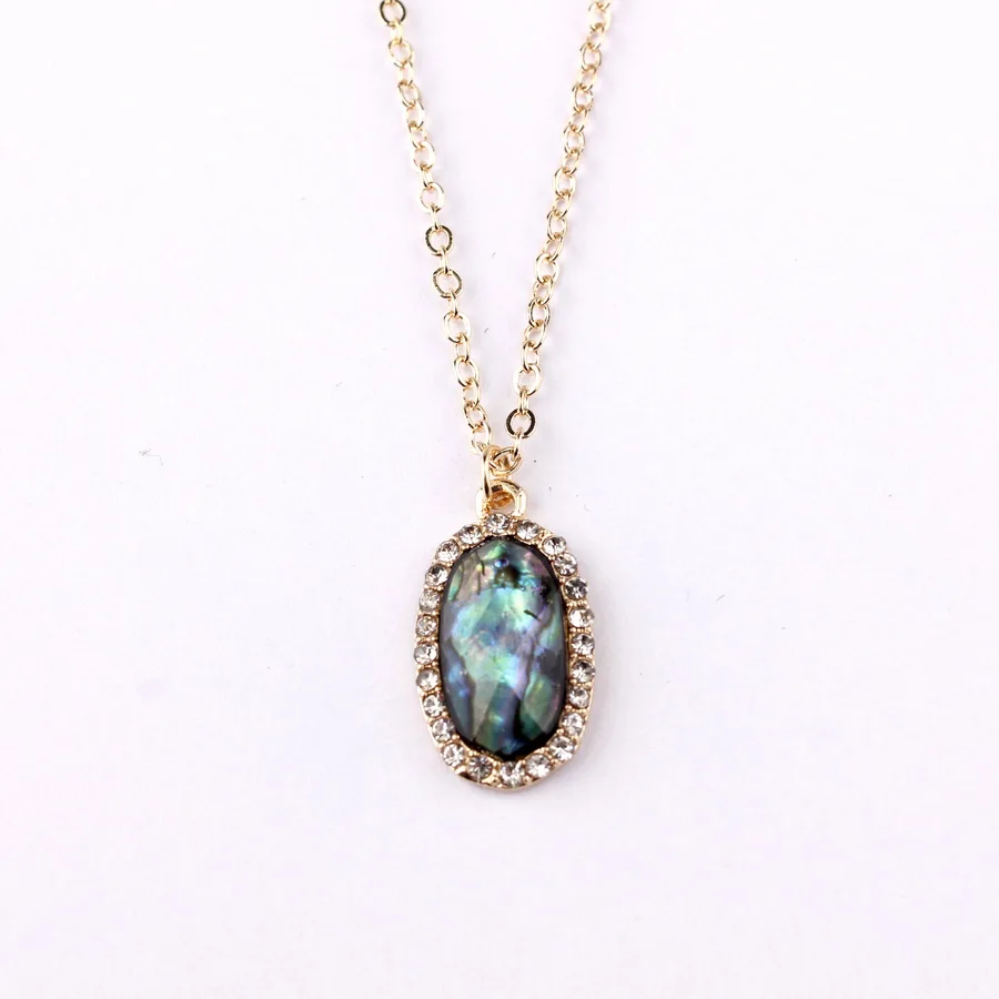 Pave Crystals Oval Resin Stone Abalone Shell Short Chain Statement Chokers Collar Necklaces Cute Pendants Neckalces
Pave Crystals Oval Resin Stone Abalone Shell Short Chain Statement Chokers Collar Necklaces Cute Pendants Neckalces
